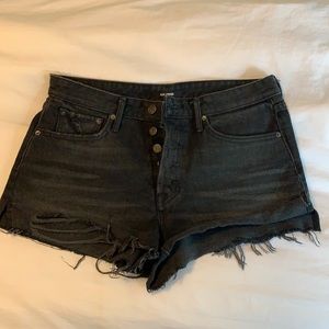 GRLFREND denim black shorts